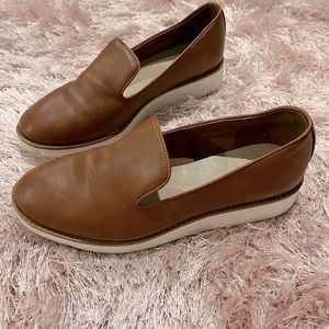 Aldo Brown Slip On Shoes